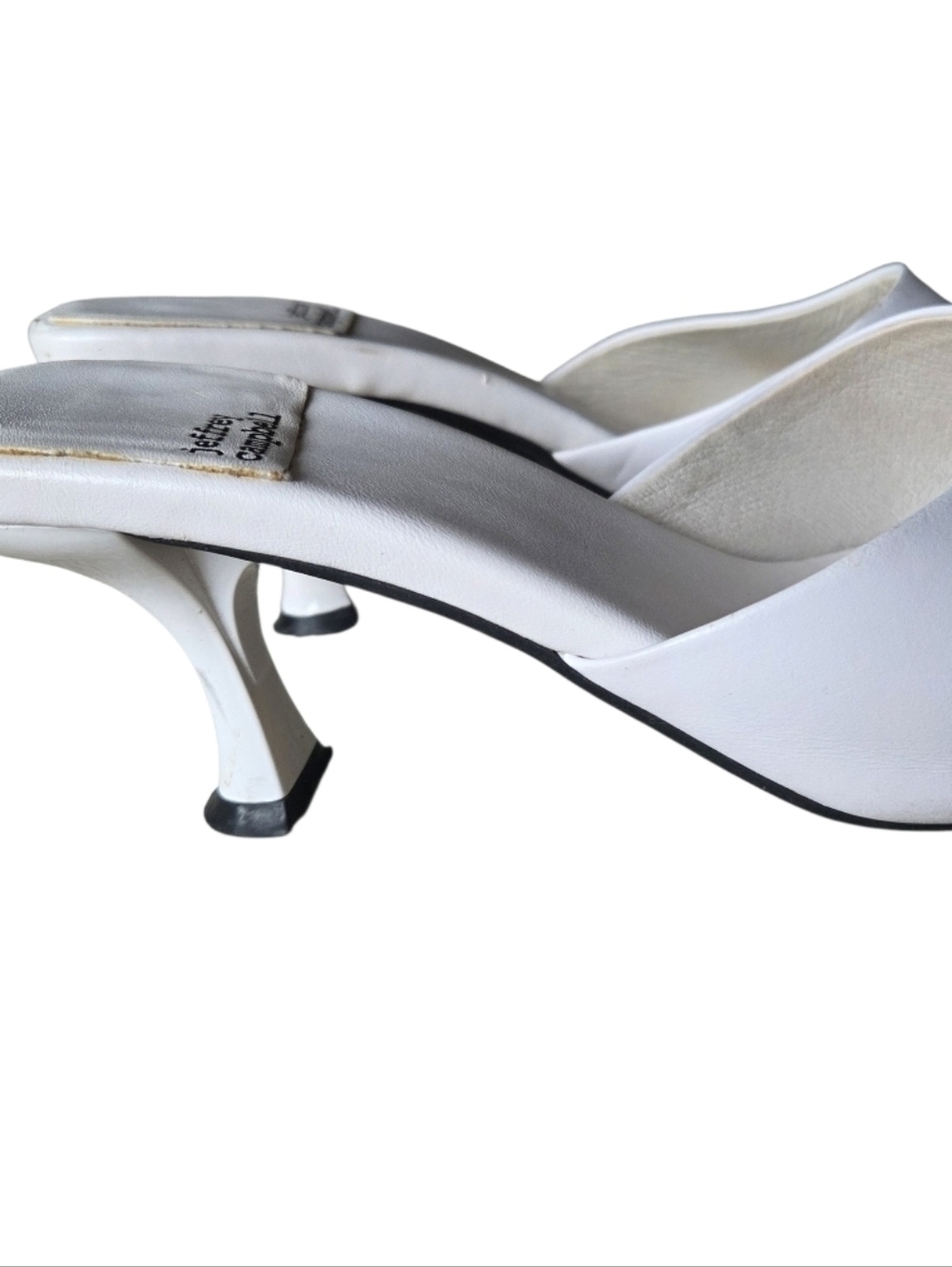 Jeffrey Campbell Mr. Big Kitten Heel Mule Sandals Size 8 - Picture 3 of 9